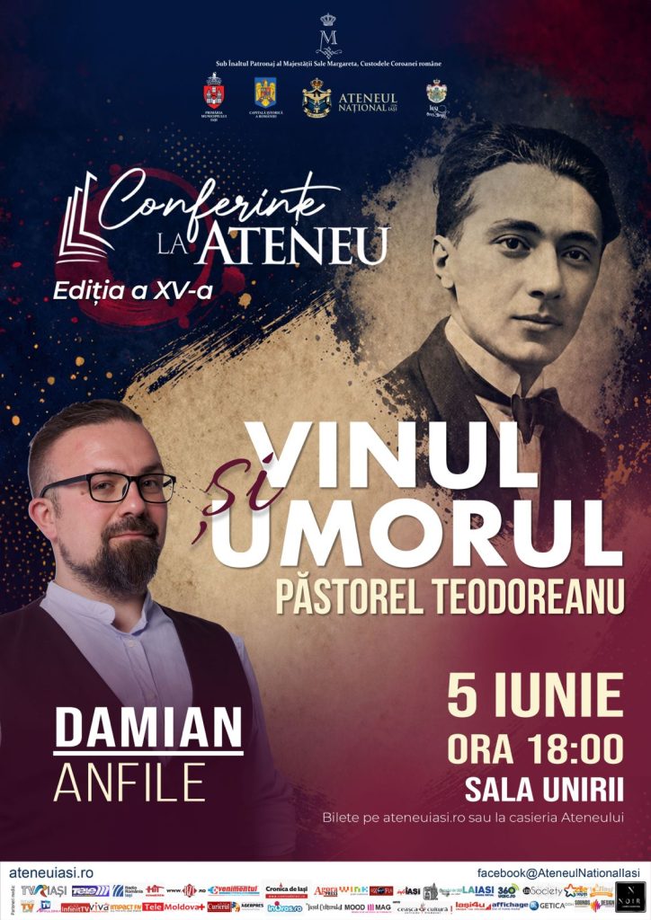 Conferințe la Ateneu | Vinul și umorul: Păstorel Teodoreanu | Damian Anfile